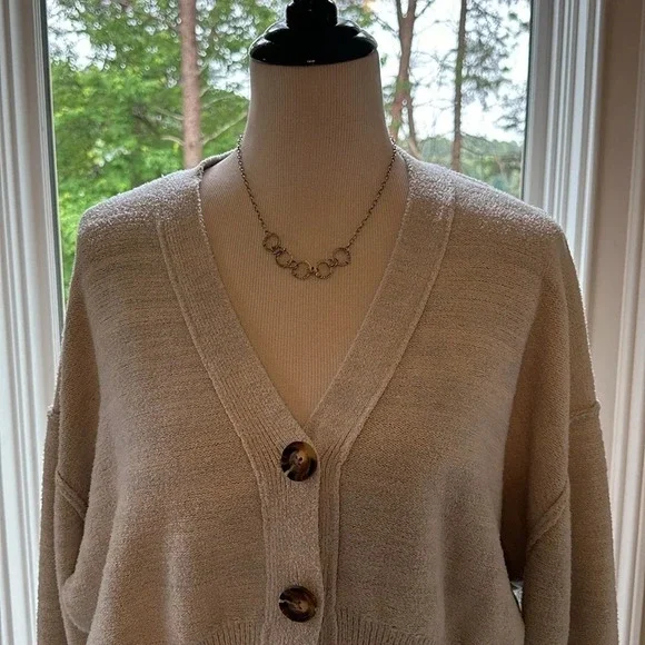 Rose & Crown Cropped V- neck Cardigan from Anthropologie, NWOT - Picture 9 of 11